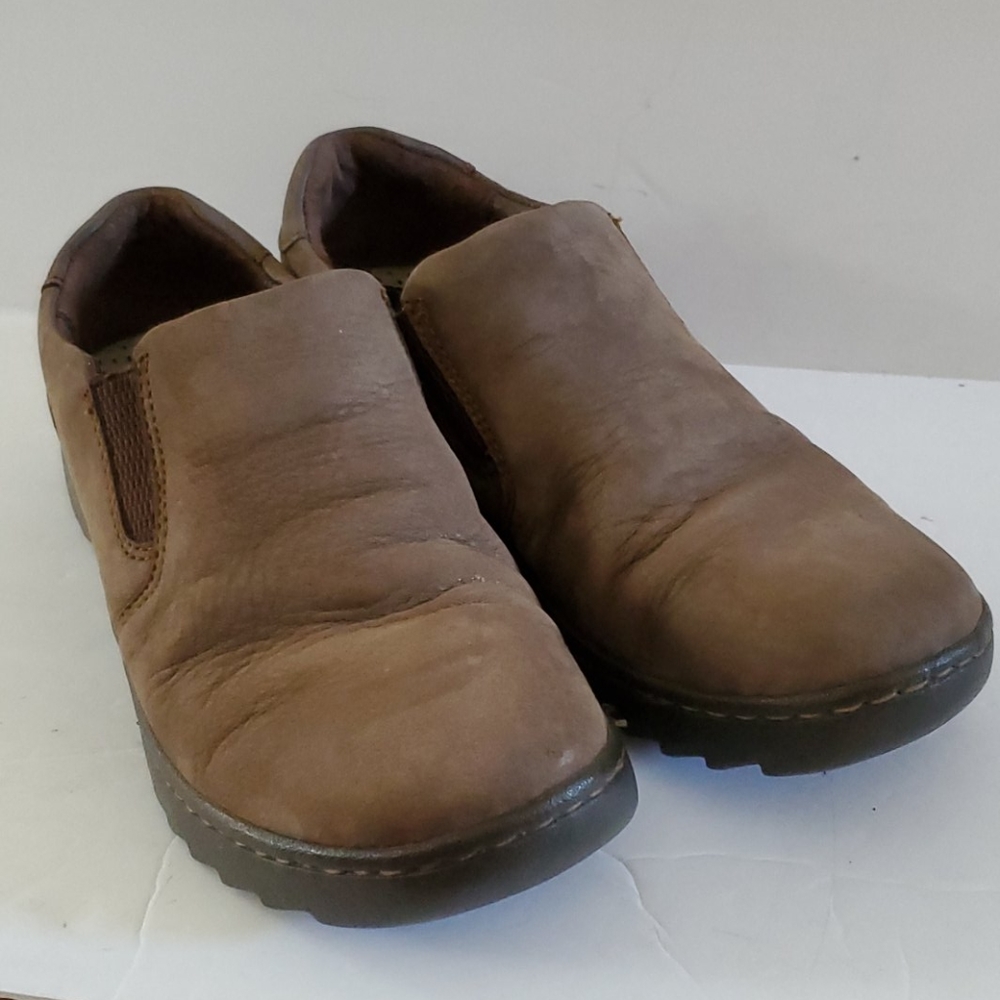Born Phoebe Taupe Slip On Loafers Walking Shoes 7M